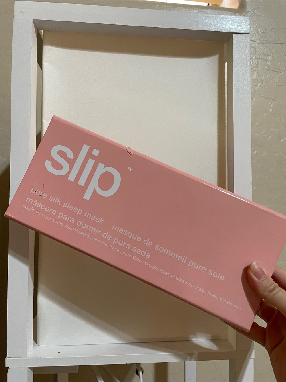 slip Pure Silk Sleep Mask - Blush Pink Box